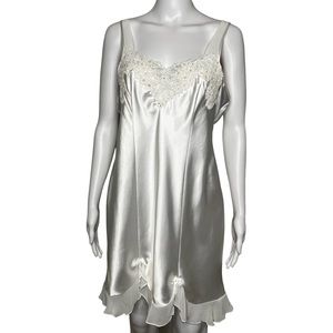 Linea Donatello White Bridal Slip Dress